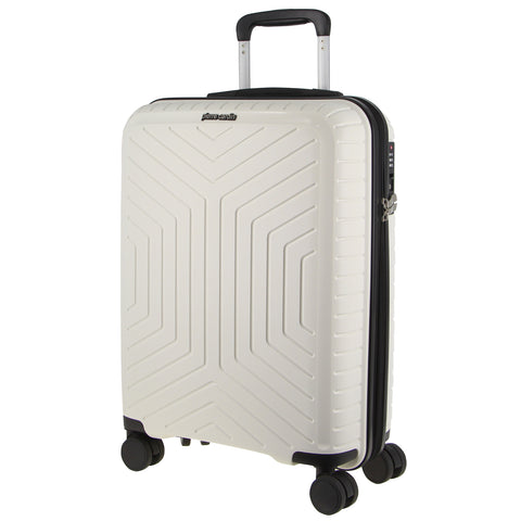 Pierre Cardin Large Hard-Shell Suitcase with TSA Lock - White 76cm, 139L
