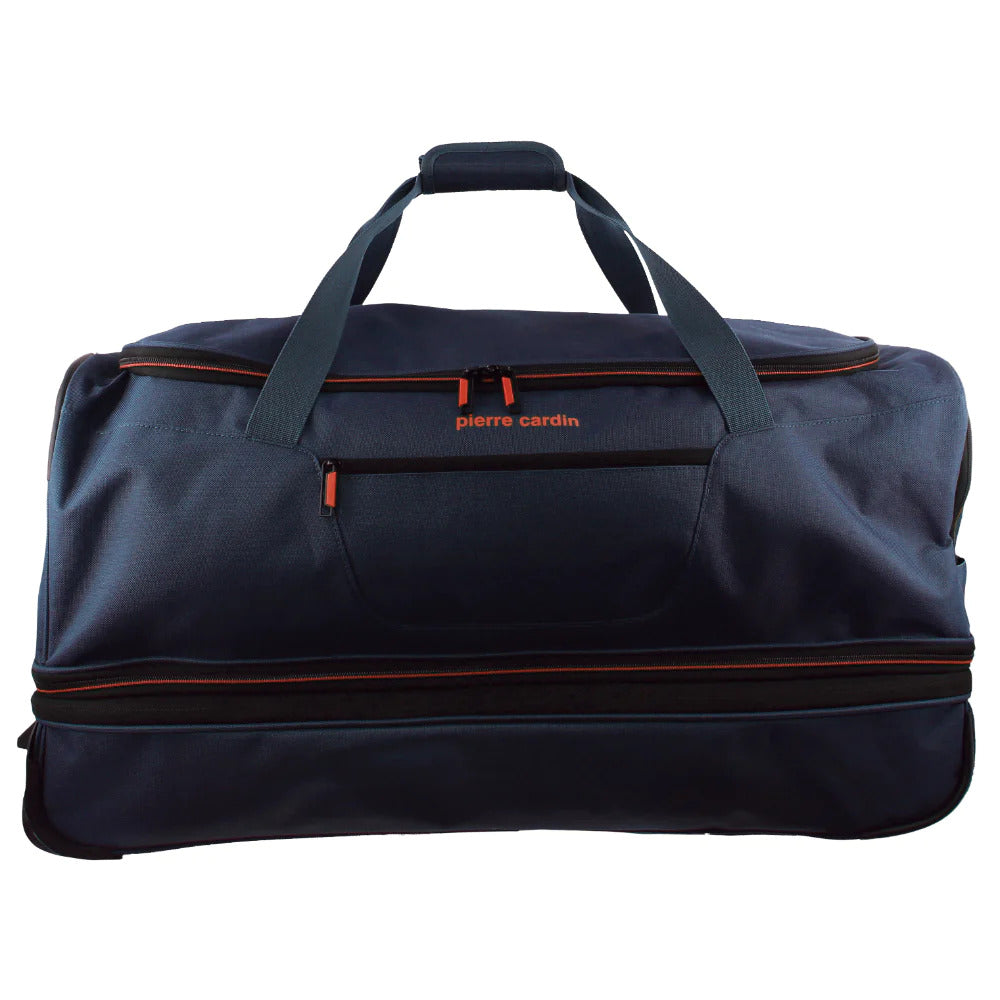 Pierre Cardin Large Wheeled Trolley Duffle Bag - Navy, 82cm