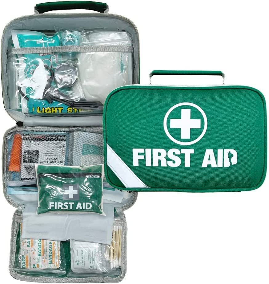 Premium 258-Piece First Aid Kit 3 Pack ARTG Registered Emergency Travel Set