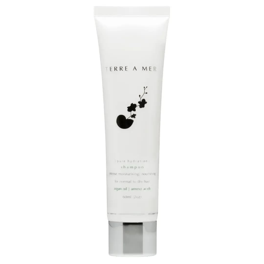 Terre a Mer Pure Hydration Shampoo - 60ml Travel Size, Argan Oil & Amino Acids - SuperSaverAU - view 1