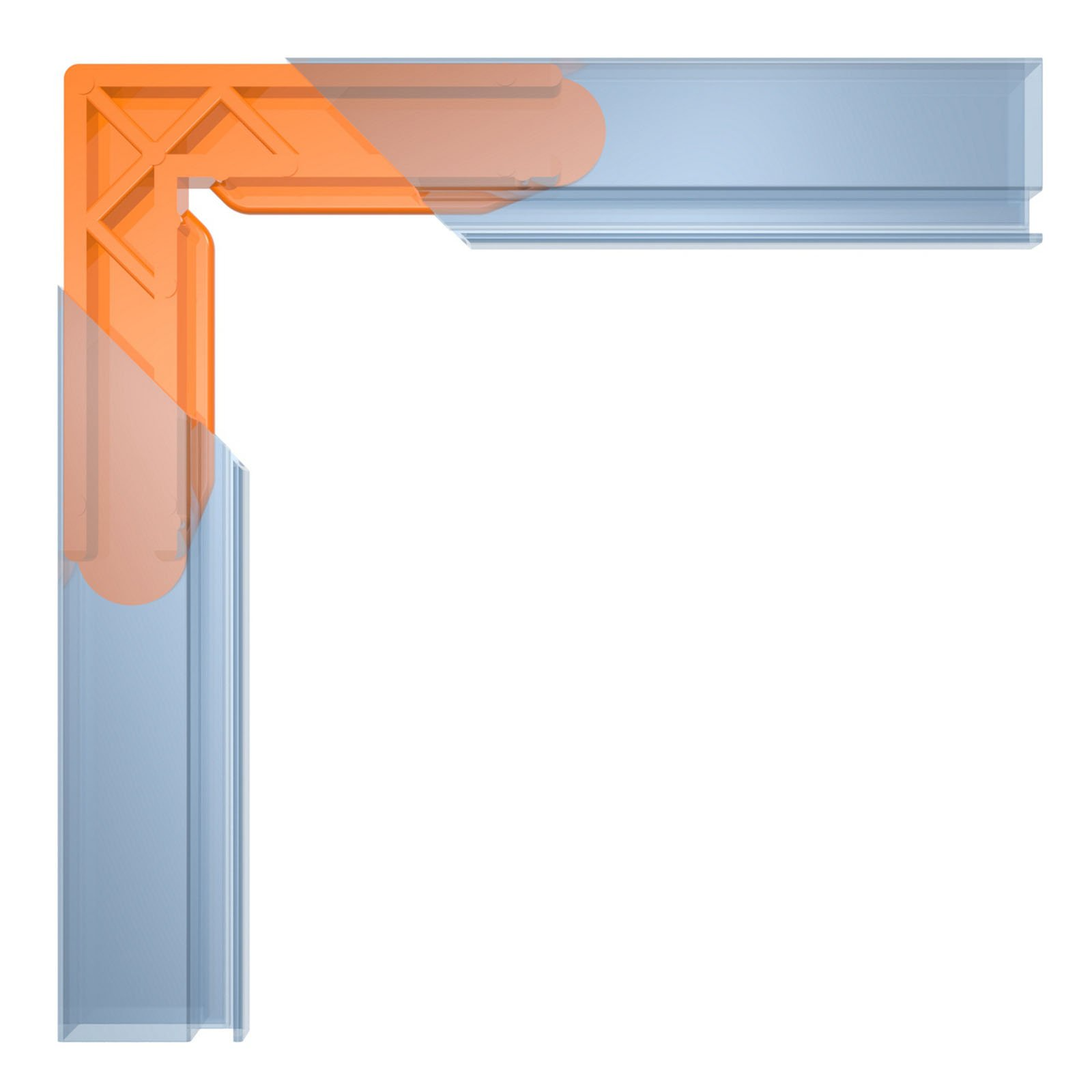 Rolltrak Flyscreen Corner Stake – Black 11 x 25mm, 50 Pack