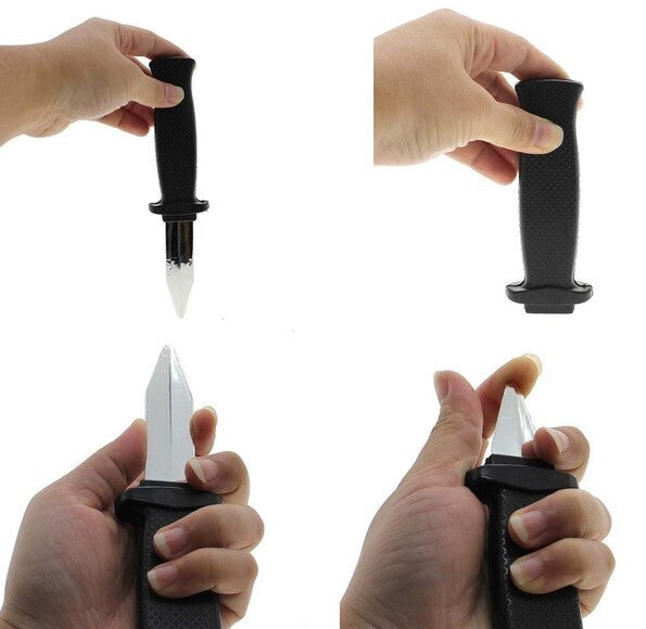 TRICKY DISAPPEARING FAKE KNIFE Prank Blade Novelty Trick Stage Toy Prop Game - SuperSaverAU - view 2
