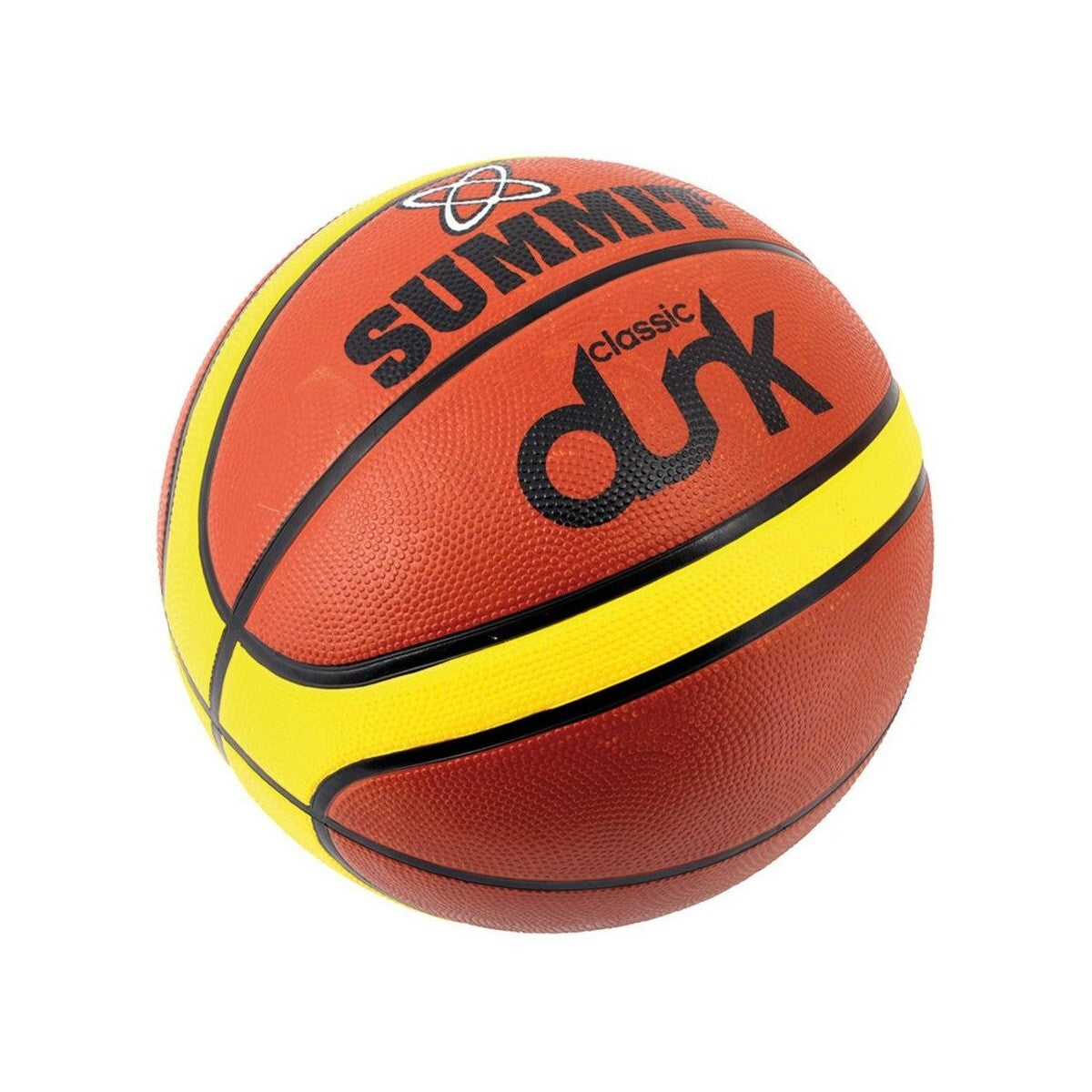 Summit Classic Dunk Synthetic Rubber Basketball for Indoor & Outdoor Play - Size 5