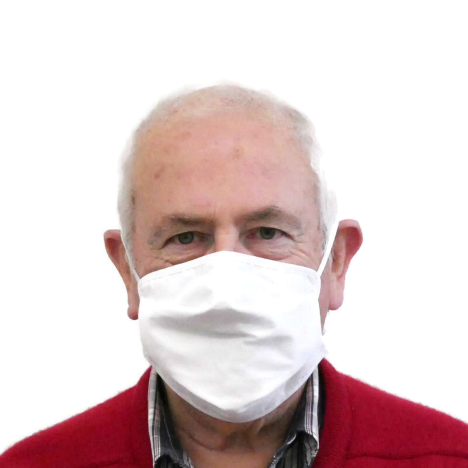 TIGERPLAST Fabric Face Mask Washable Reusable Mask Protect Anti-Microbial Mouth Cover - White - SuperSaverAU - view 8