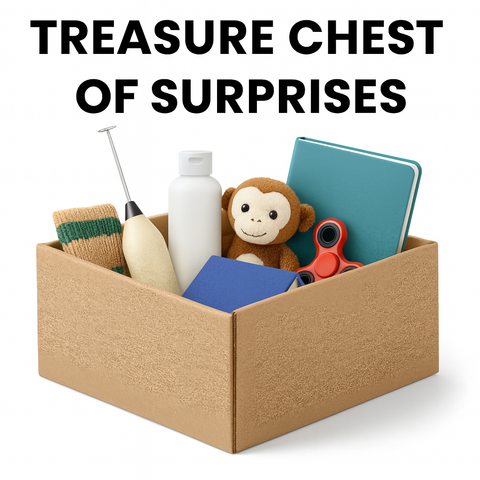 Treasure Chest of Surprises - Surprise Box with Random Goodies - SuperSaverAU - view 1