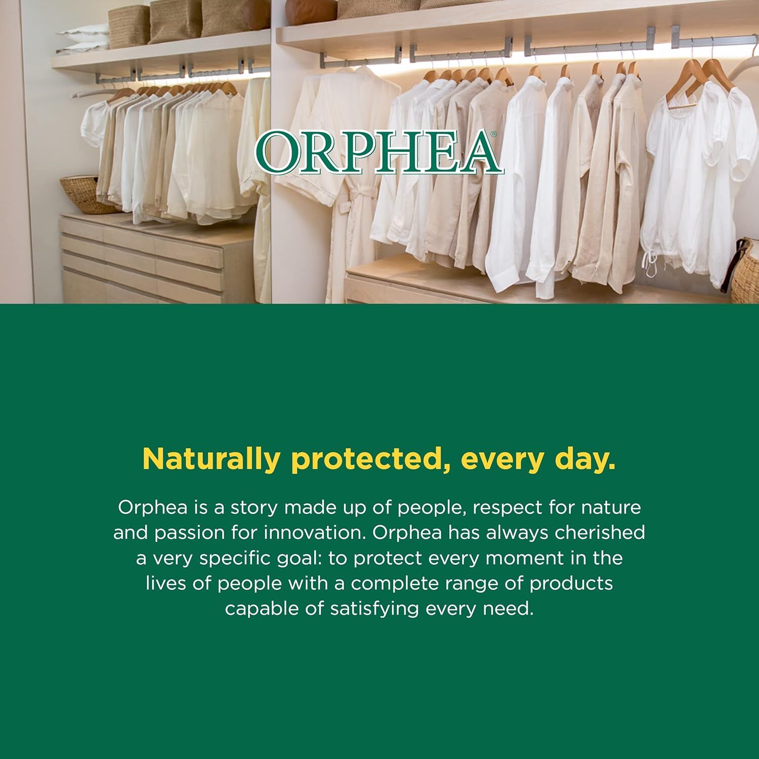 Orphea Clothes Protector Natural Floral Diffusers – 2 Pack
