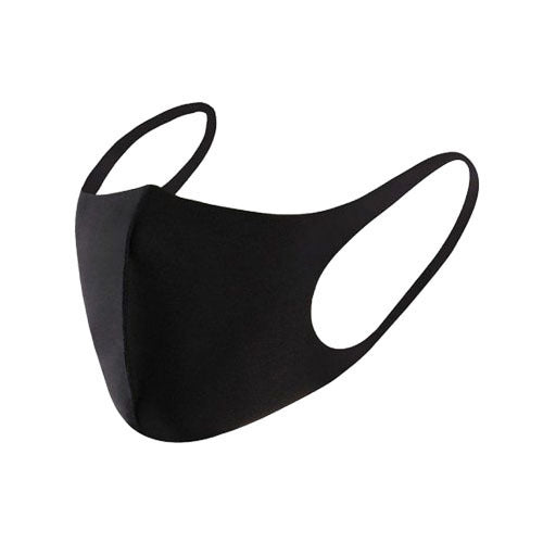 Premium Summer Reusable Breathable Face Masks - Black, 10 Pack