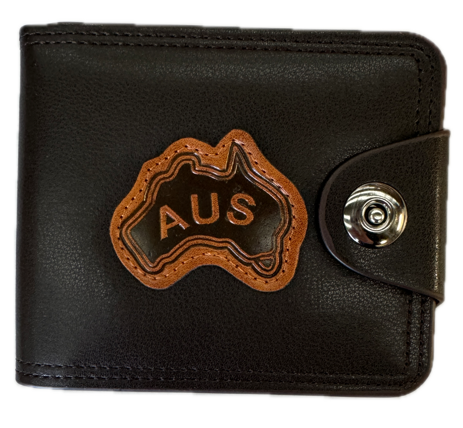 Classic Brown Souvenir Wallet by Premium - Embossed AUS Design - SuperSaverAU - view 1