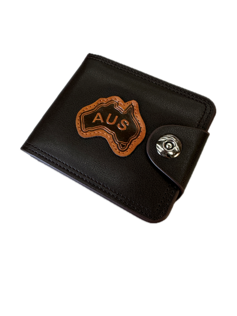 Classic Brown Souvenir Wallet by Premium - Embossed AUS Design - SuperSaverAU - view 3