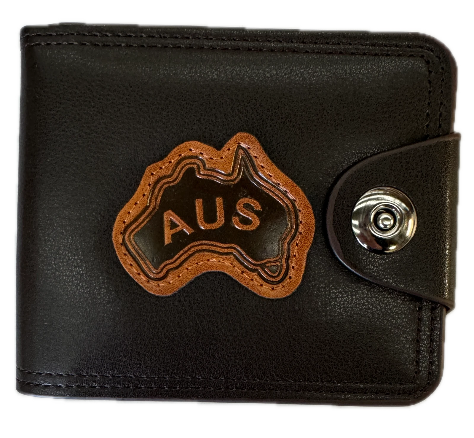 Classic Brown Souvenir Wallet by Premium - Embossed AUS Design - SuperSaverAU - view 1