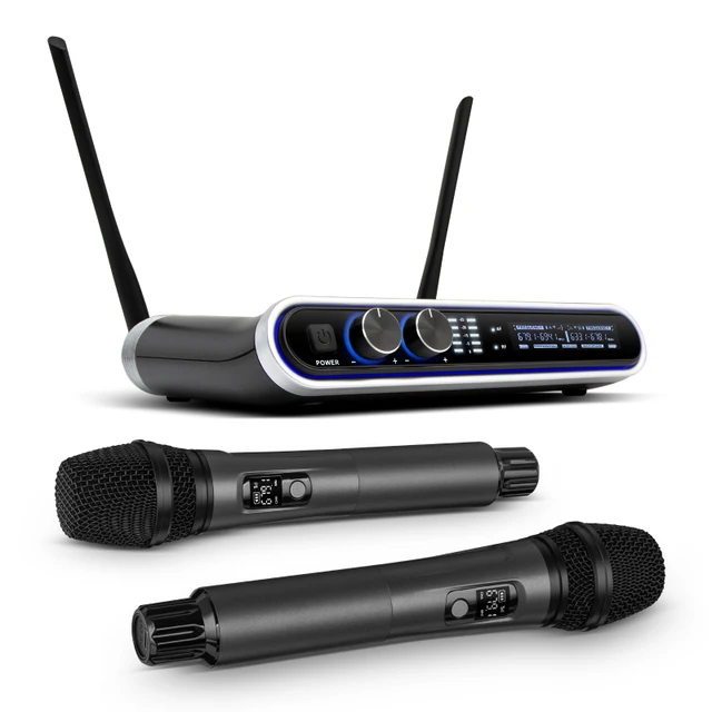Hridz UR-109 PRO Dual UHF Wireless Microphone Kit