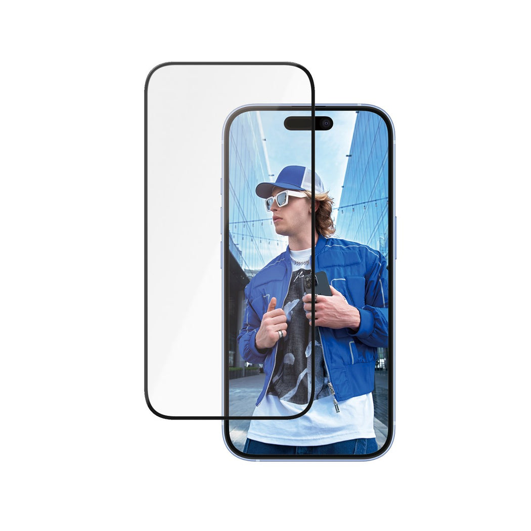 PanzerGlass Ceramic iPhone 16/15 Screen Protector - Clear