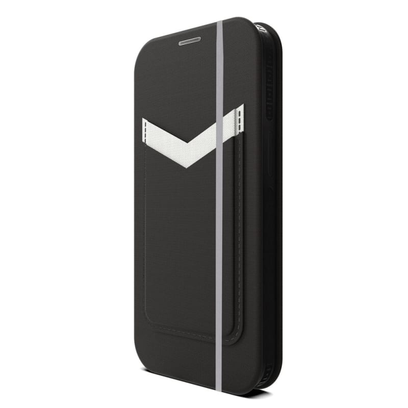 EFM Miami Leather Wallet Case Armour with D3O For iPhone 13 Pro Max (6.7") - Smoke Black - SuperSaverAU - view 3