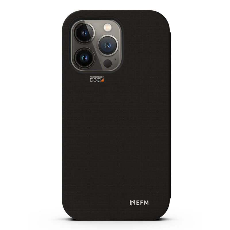 EFM Miami Leather Wallet Case Armour with D3O For iPhone 13 Pro Max (6.7") - Smoke Black - SuperSaverAU - view 6