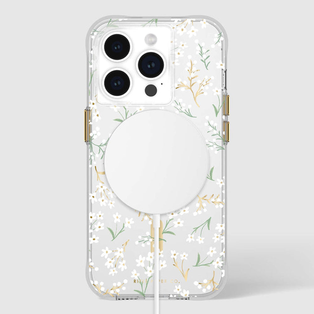 Case-Mate Petite Fleurs MagSafe Case for iPhone 15 Pro - 12ft Drop Protection, Recycled Materials - SuperSaverAU - view 2