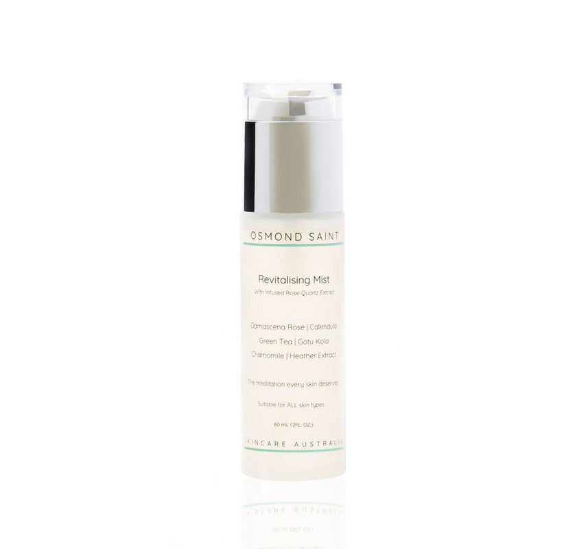 Osmond Saint Rose Quartz Infused Revitalising Mist with Damascena Rose Calendula Green Tea - SuperSaverAU - view 1