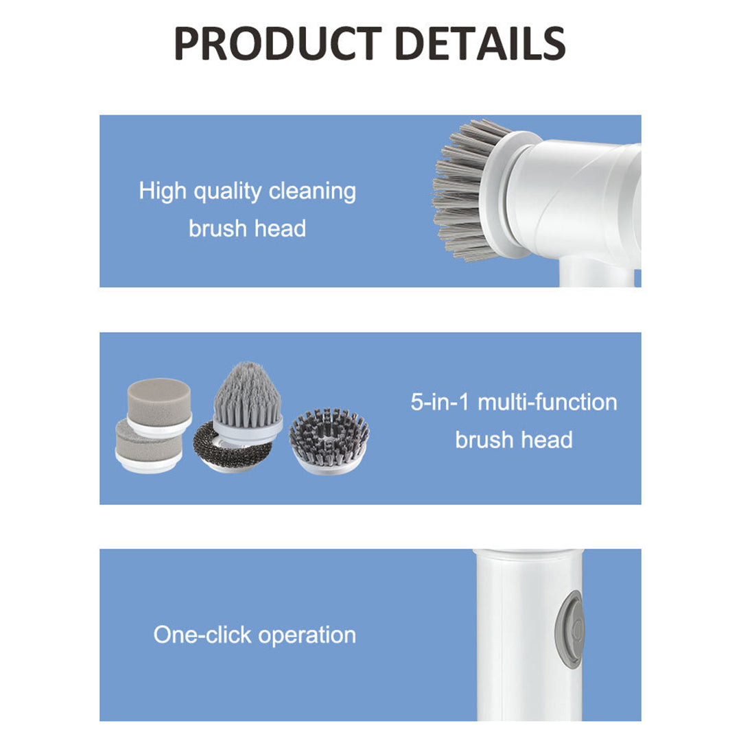 Sokany 5-in-1 Handheld Kitchen Scrubber – Multi-Function Cleaning Tool - SuperSaverAU - view 2