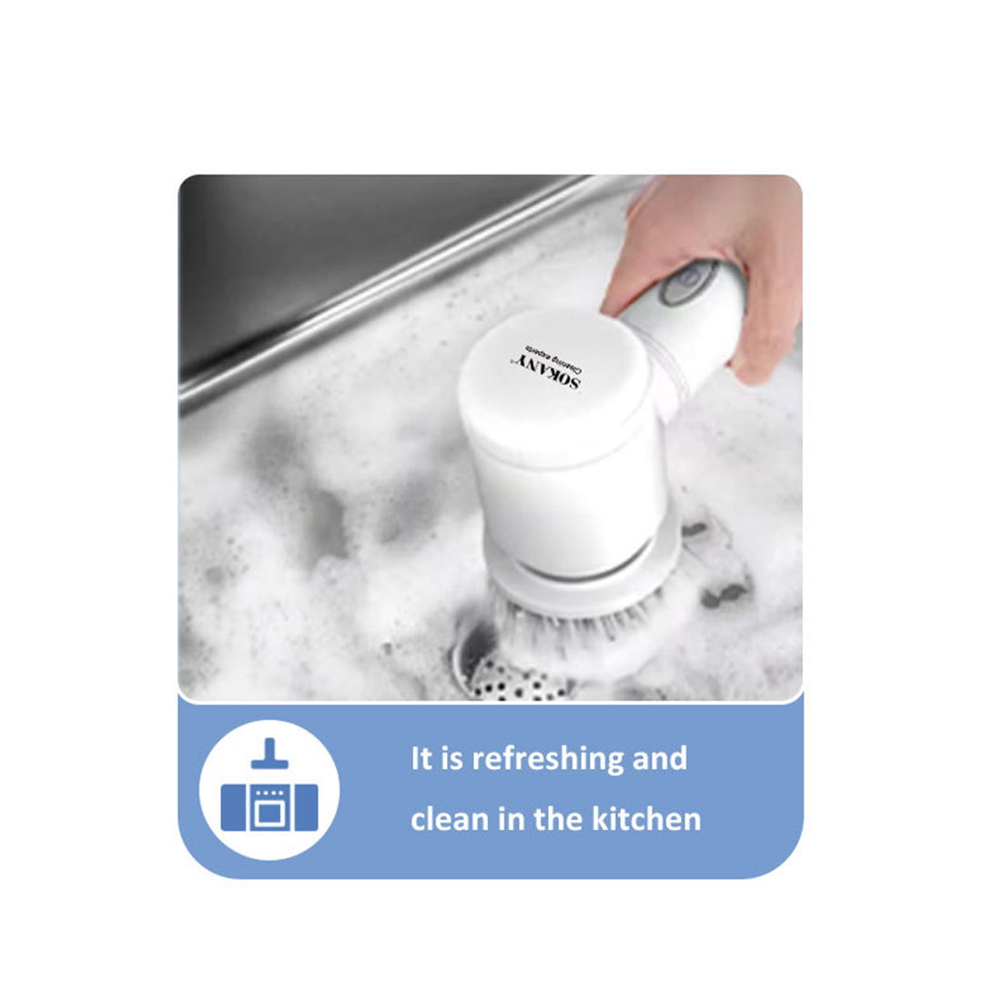 Sokany 5-in-1 Handheld Kitchen Scrubber – Multi-Function Cleaning Tool - SuperSaverAU - view 4