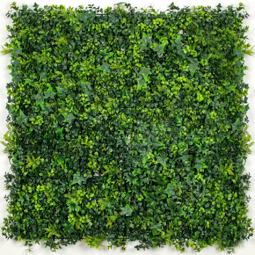 Designer Plants Luxury Spring Sensation Hedge Screen Green Wall Panel UV Resistant 100cm x 100cm - SuperSaverAU - view 1