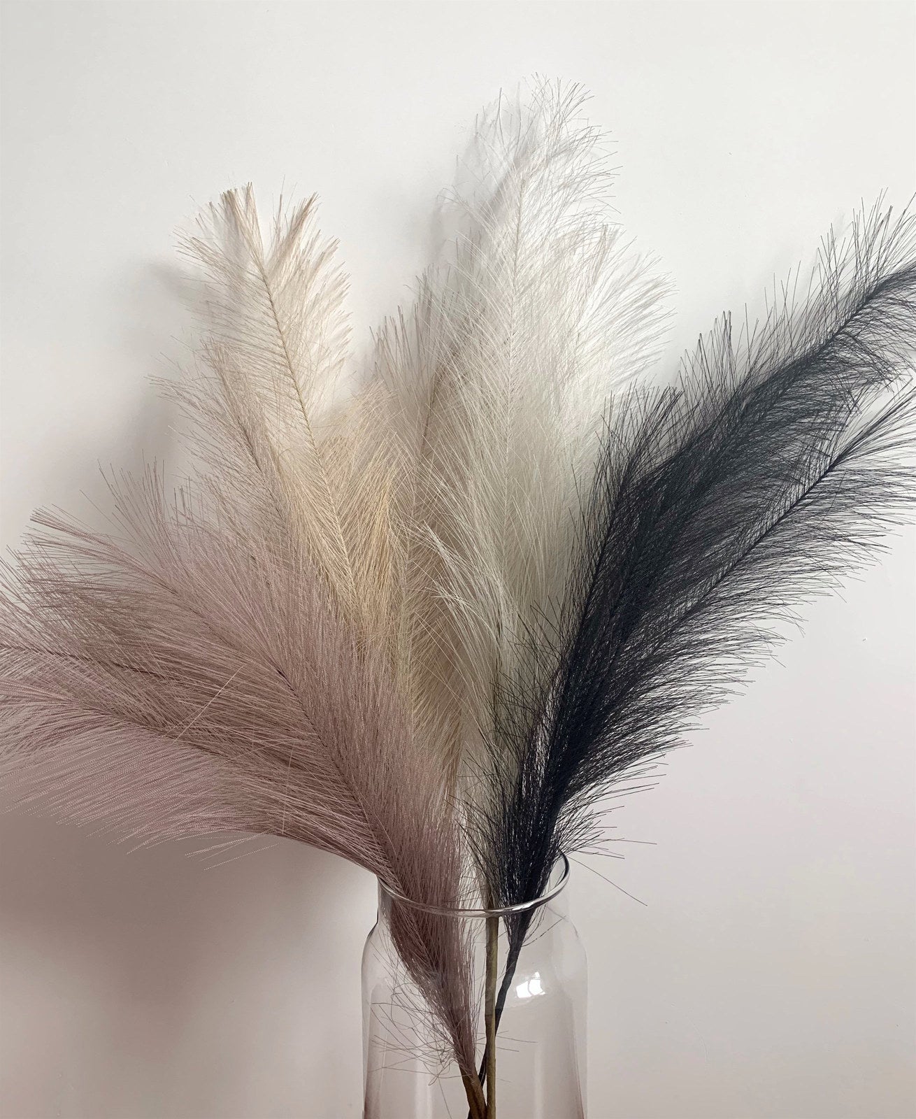 Artificial Pampas Grass 80cm - 24 Assorted Multi Colour Stems - SuperSaverAU - view 1