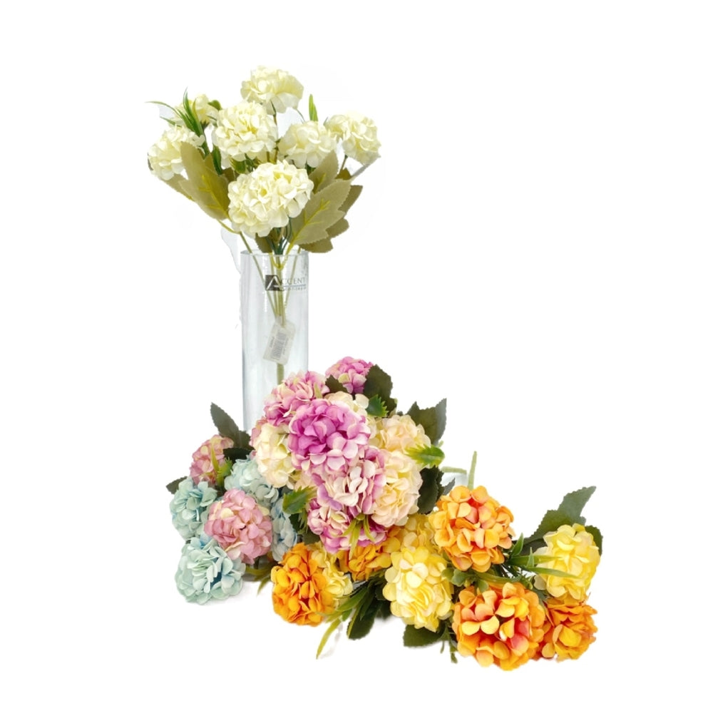 bulk 36 Artificial Hydrangea 10 Heads Assorted 28cm - SuperSaverAU - view 1
