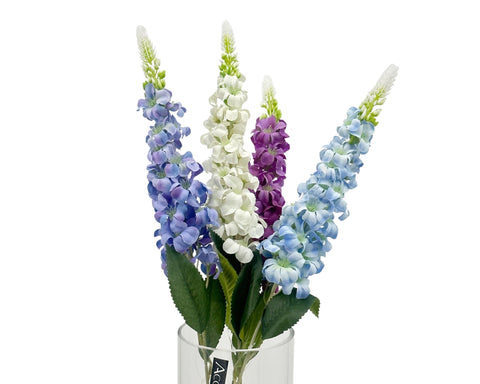 Artificial Hyacinth Spray - 24 Assorted, 15x73cm, Realistic Foliage - SuperSaverAU - view 1