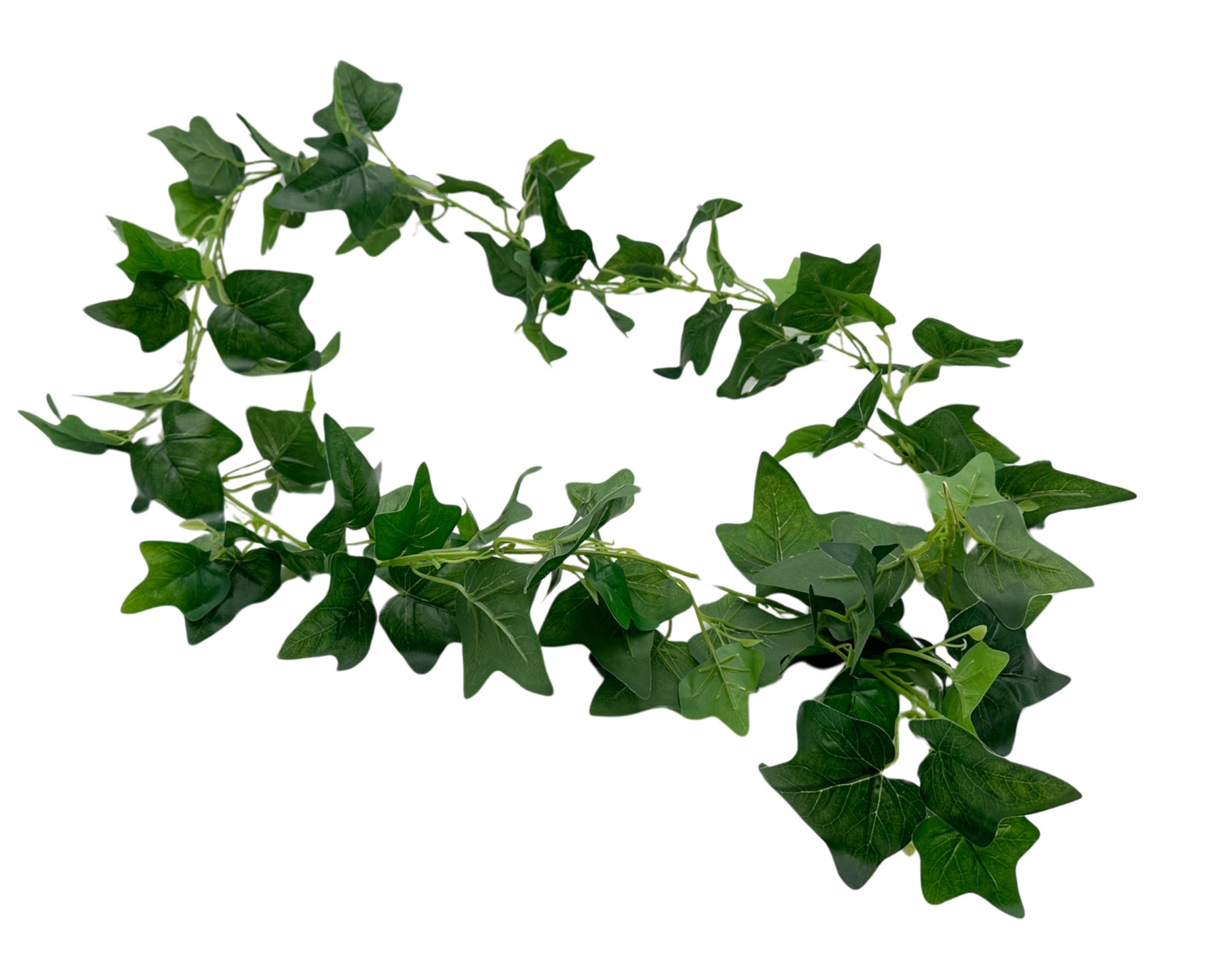 Artificial Green Ivy Garland 12 Pack - 200x20cm, Paper Plastic Wire - SuperSaverAU - view 1