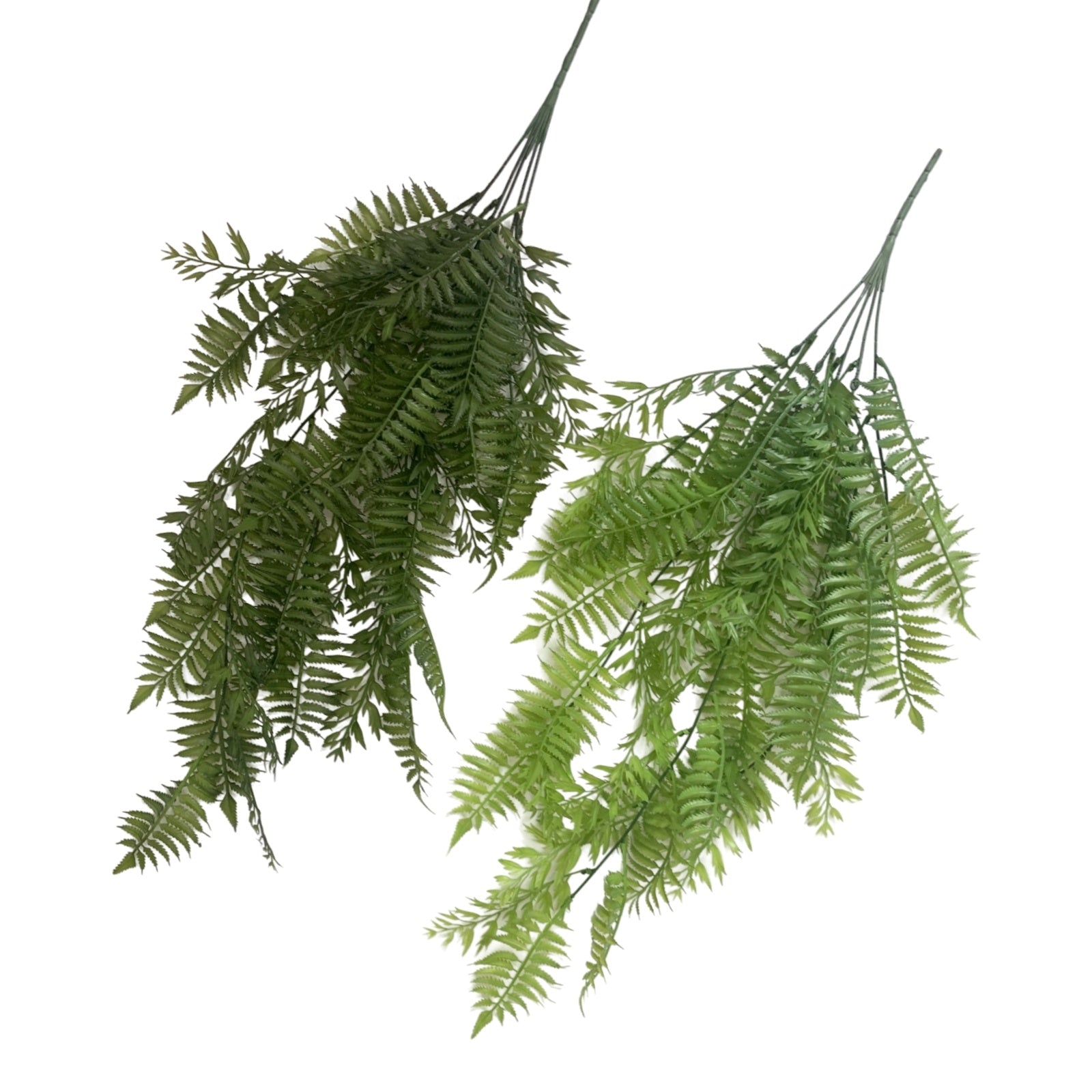 Artificial Hanging Fern 79cm - 12 Assort - Realistic Foliage, Green - SuperSaverAU - view 1