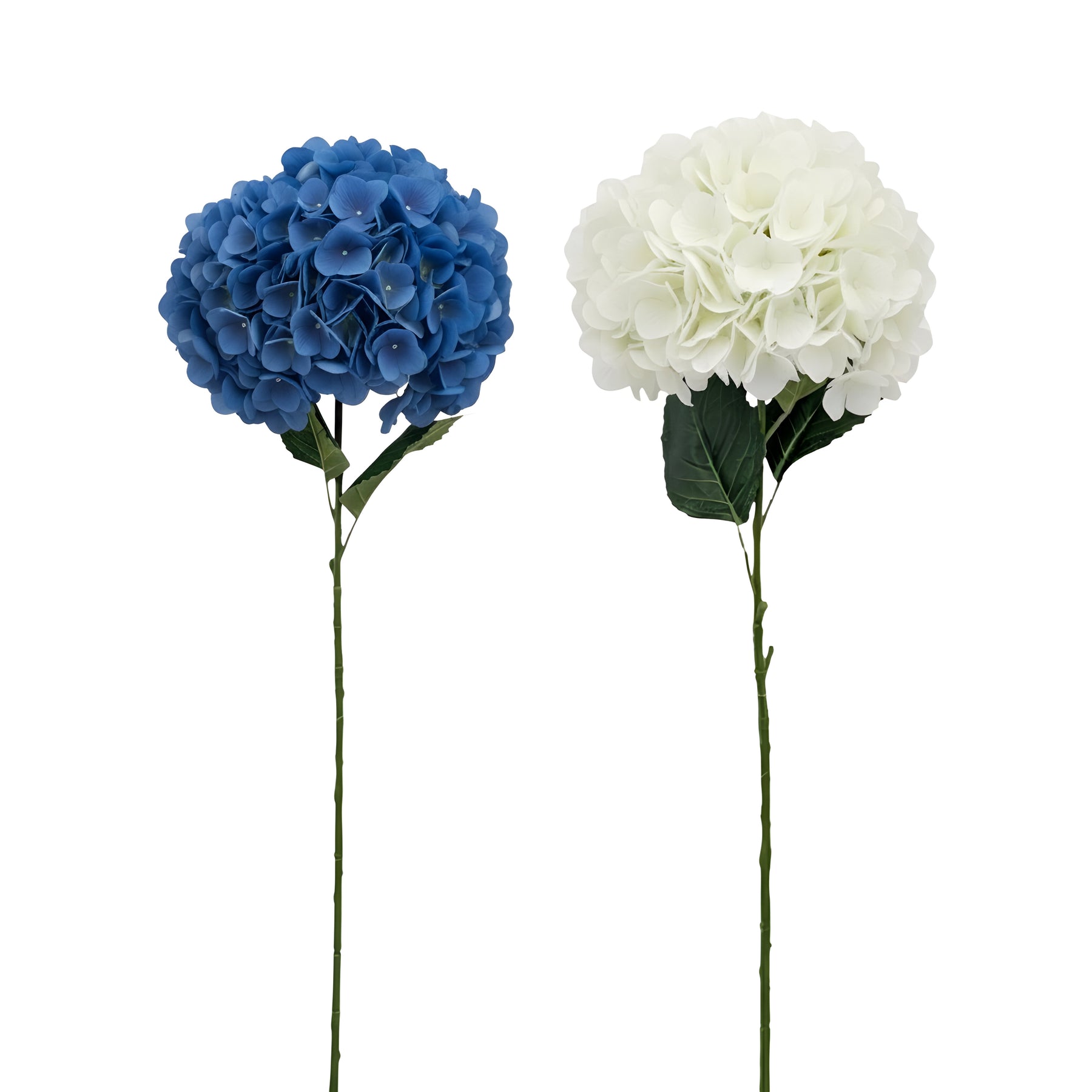 Premium 24 Pack Artificial Hydrangea 21cm Head 60cm Assorted Colours