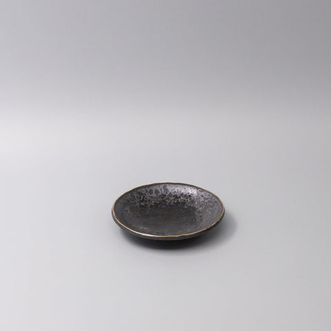 Premium Plate – Black Pearl Glaze 13cm
