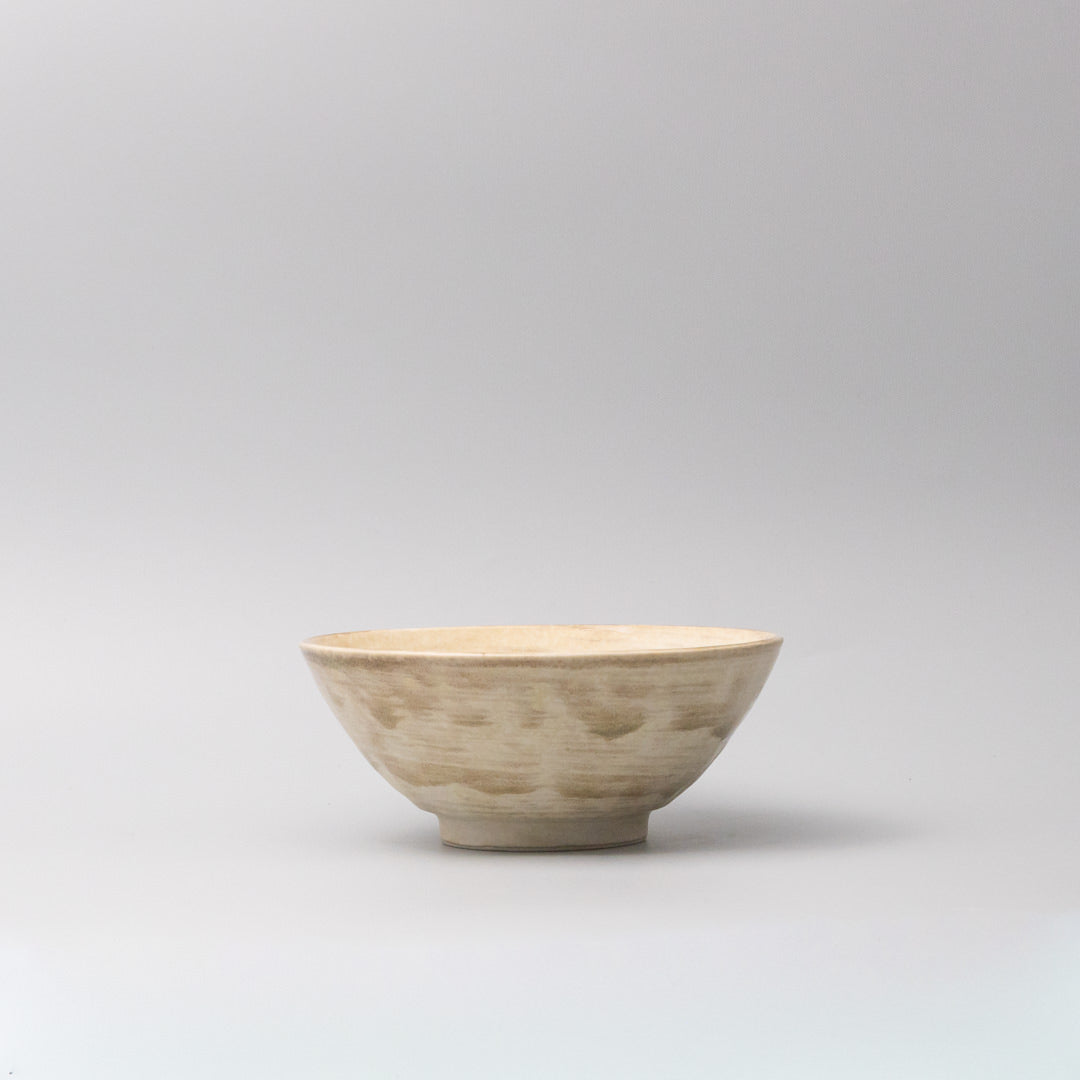 Premium 17cm Washed Sandstone Glaze Ceramic Udon Bowl 700ml Dishwasher Microwave Safe