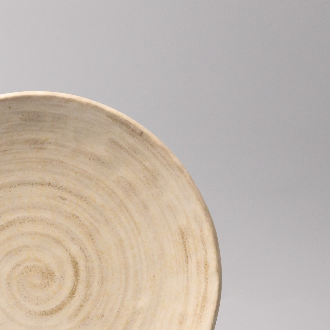 Premium Thick Edge Plate – Washed Sandstone 25cm