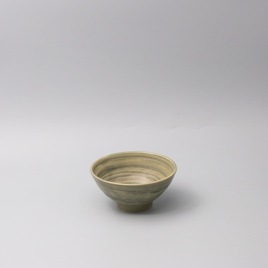 Premium Bowl – Green Washed Fern Glaze 15.5cm, 400ml