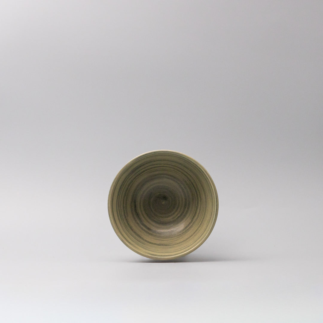 Premium Bowl – Green Washed Fern Glaze 15.5cm, 400ml
