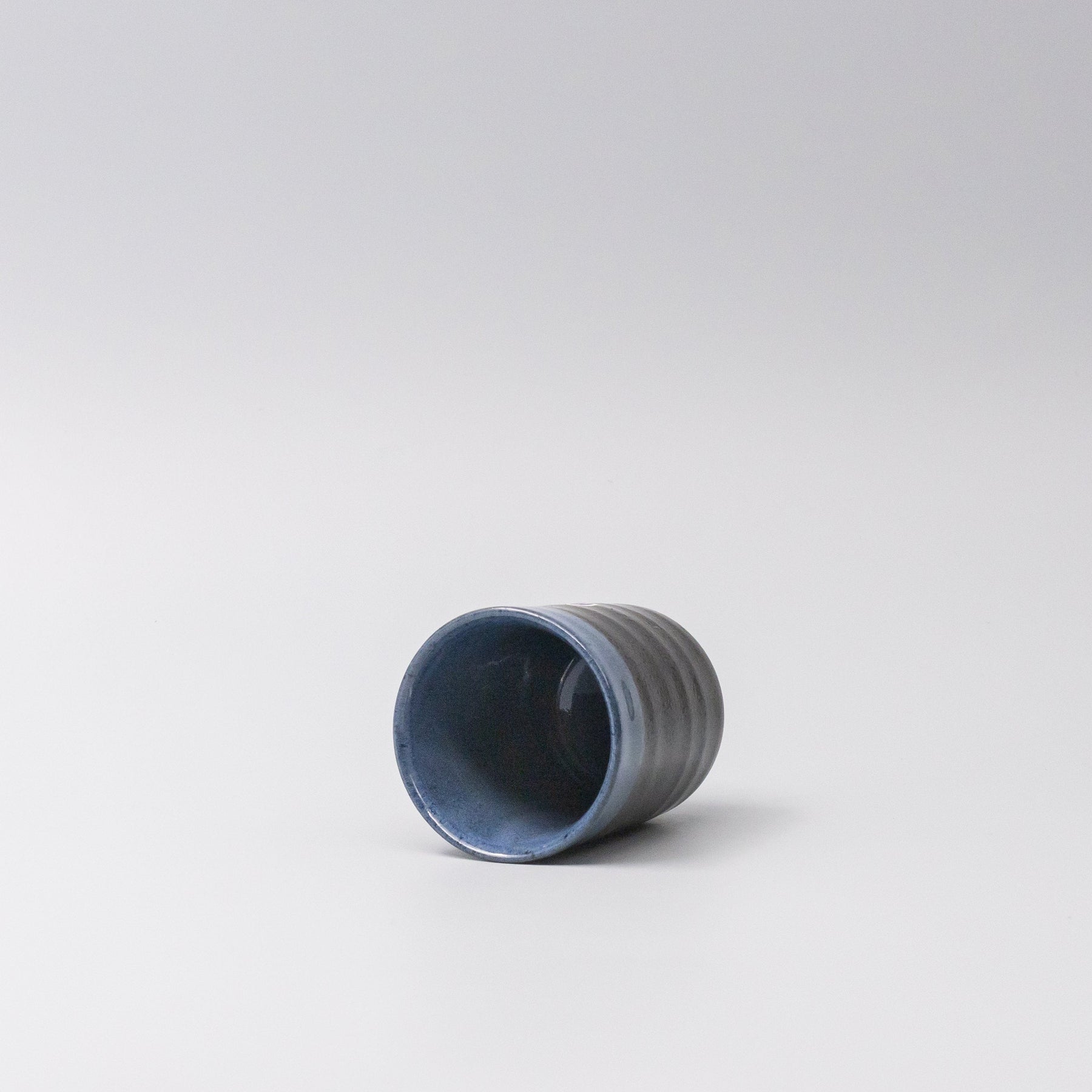 Premium 170ml Blue Black Glaze Ceramic Mug Dishwasher Microwave Safe