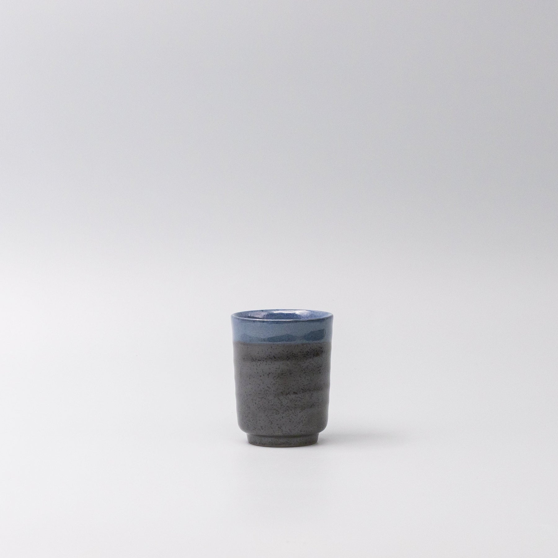 Premium 170ml Blue Black Glaze Ceramic Mug Dishwasher Microwave Safe