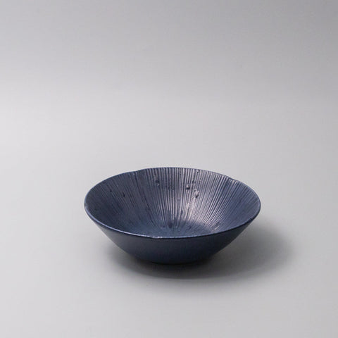 Premium Bowl – Dark Blue Sapphire Glaze 17cm