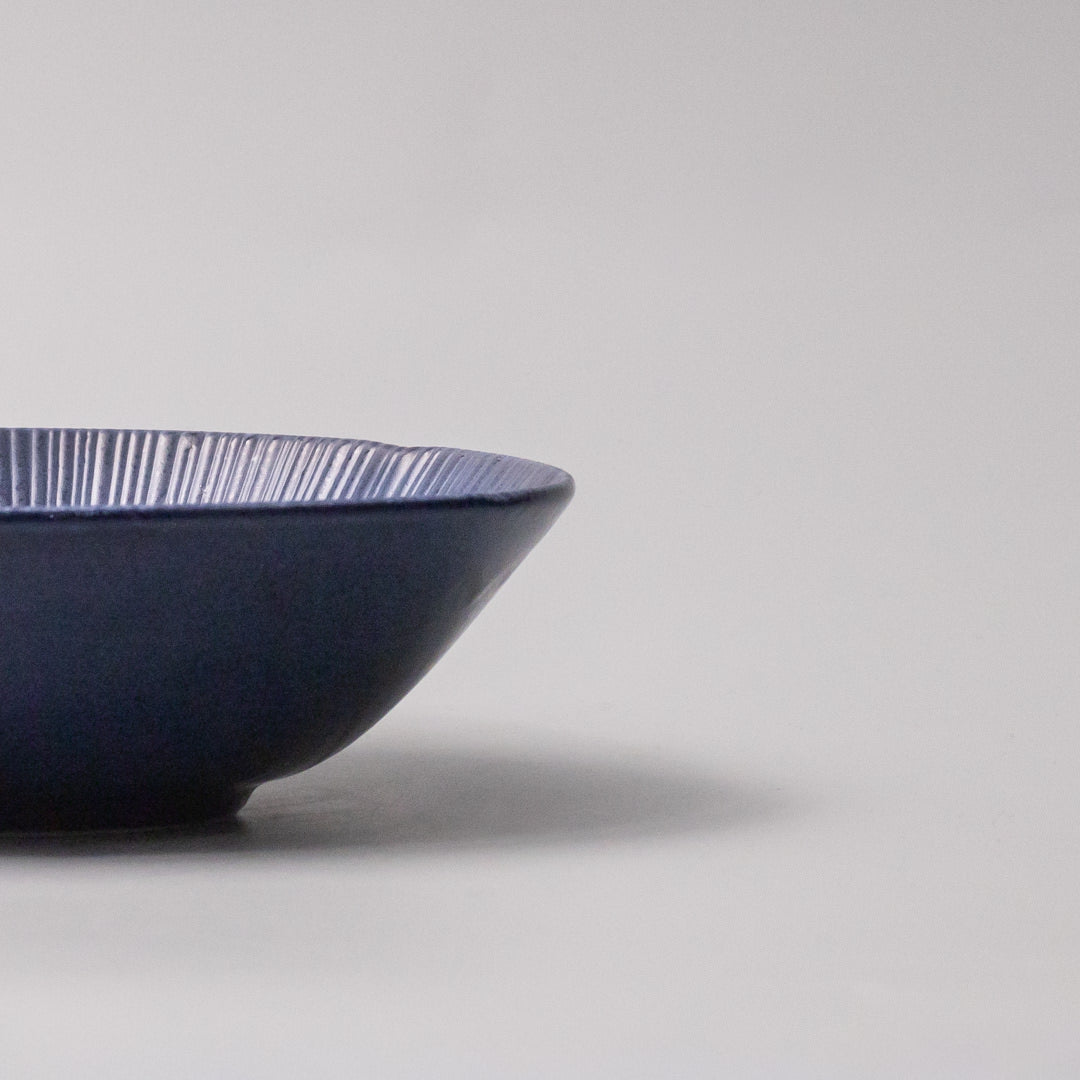 Premium Bowl – Dark Blue Sapphire Glaze 17cm