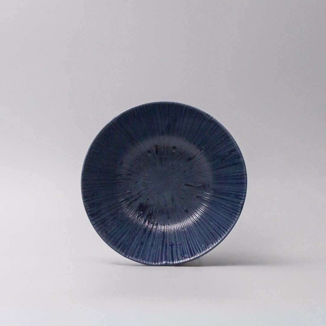Premium Bowl – Dark Blue Sapphire Glaze 17cm