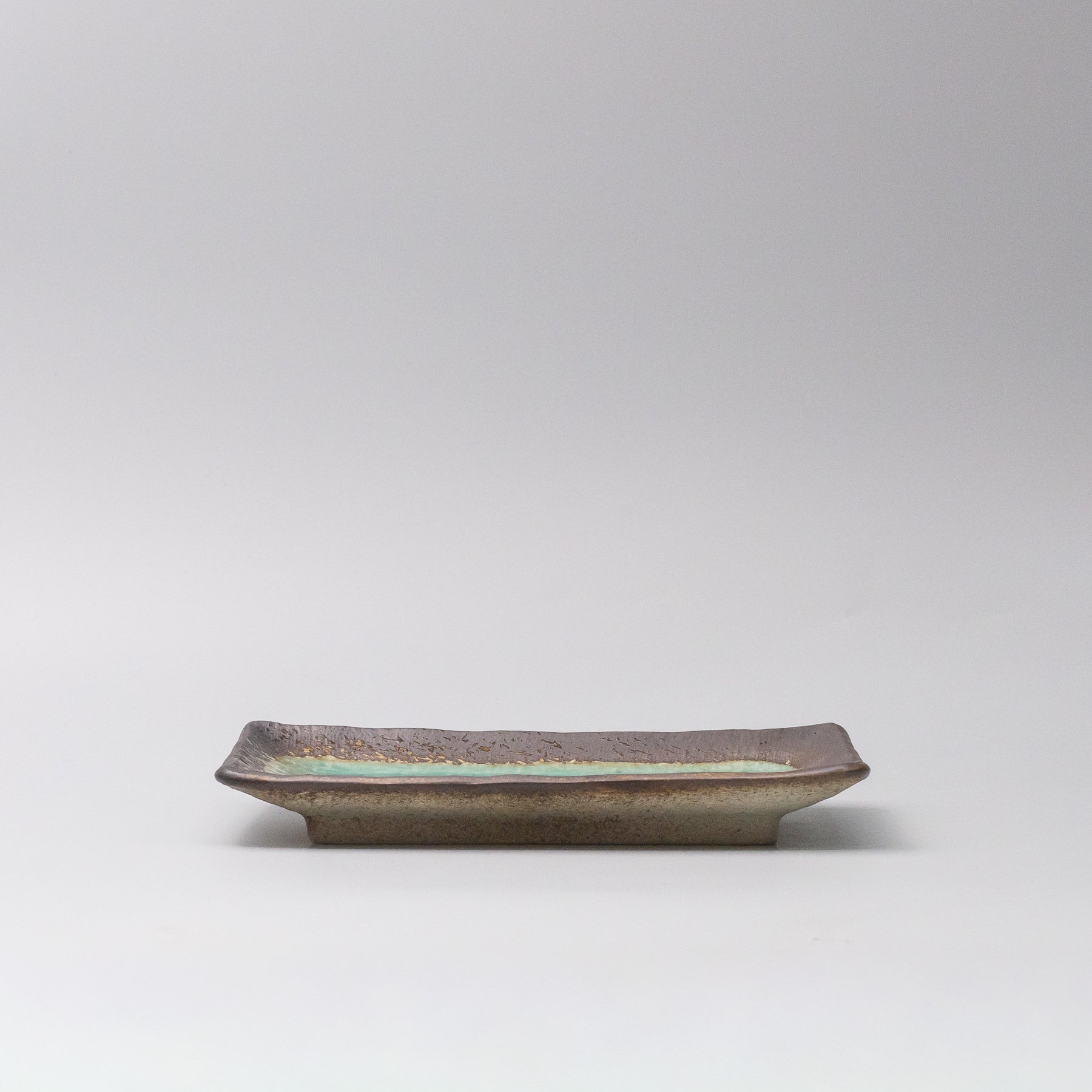 Premium Rectangular Jade Glaze Plate – 22 x 14cm