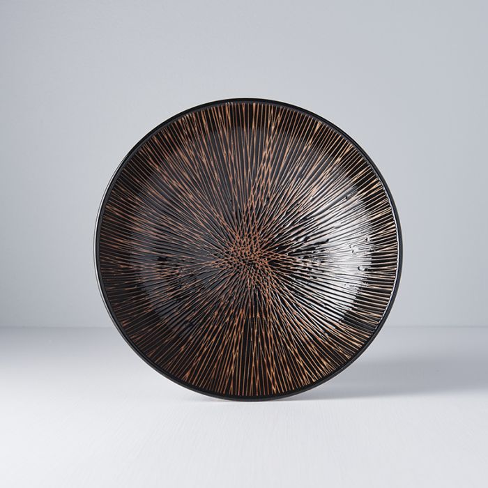 Premium 24.5cm Bronze Converging Glaze Ceramic Ramen Bowl 900ml