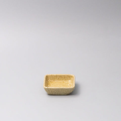 Sauce Dish Squared 8cm Biscuit Glaze - SuperSaverAU - view 1