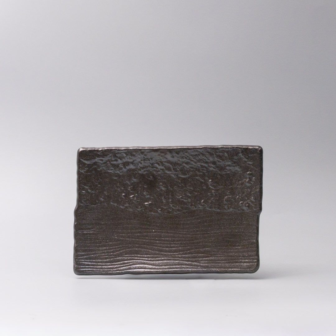Plate Sushi Rectangular 21cm Matte Black Glaze - SuperSaverAU - view 4