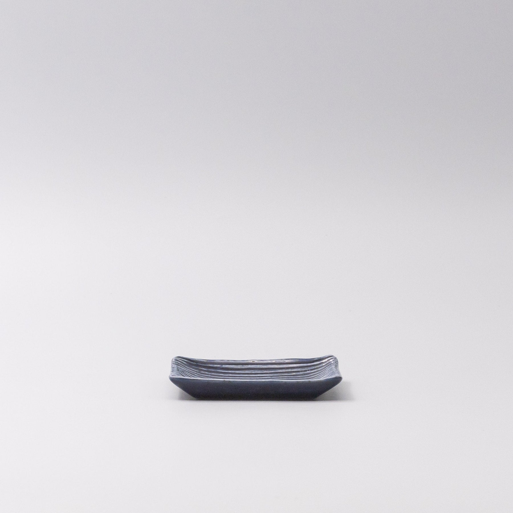 Premium 10cm Mamezara Blue Contour Glaze Ceramic Sauce Dish Dishwasher Microwave Safe