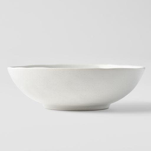 Premium Oval Bowl – White Parchment Glaze 16cm, 300ml