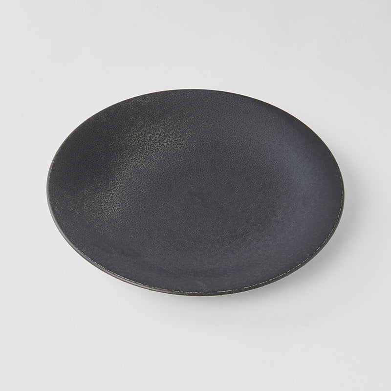 Premium 28.5cm BB Black Glaze Ceramic Dinner Plate Dishwasher Microwave Safe