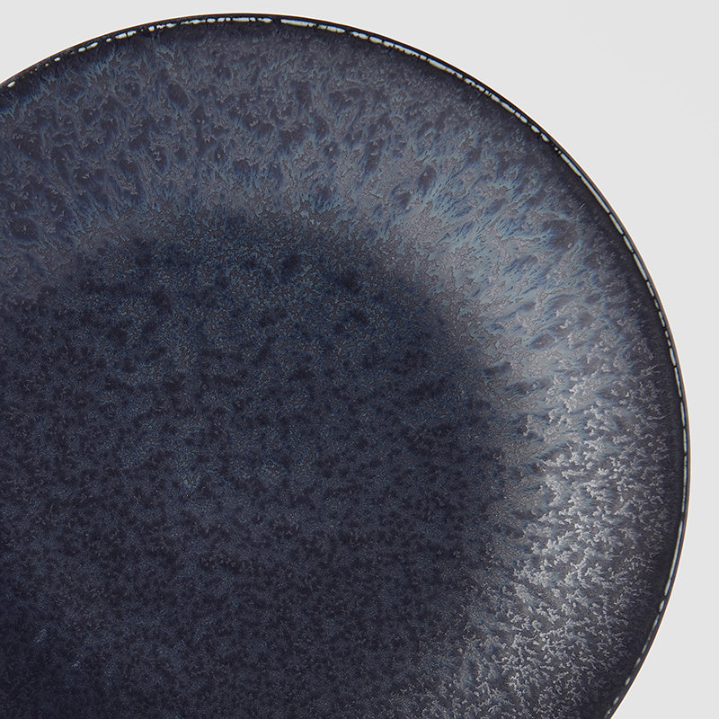 Premium 21cm BB Black Glaze Ceramic Side Plate Dishwasher Microwave Safe