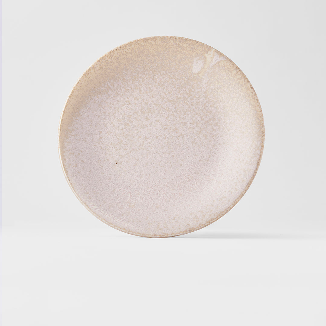 Premium 21cm White Fade Glaze Ceramic Side Plate Dishwasher Microwave Safe
