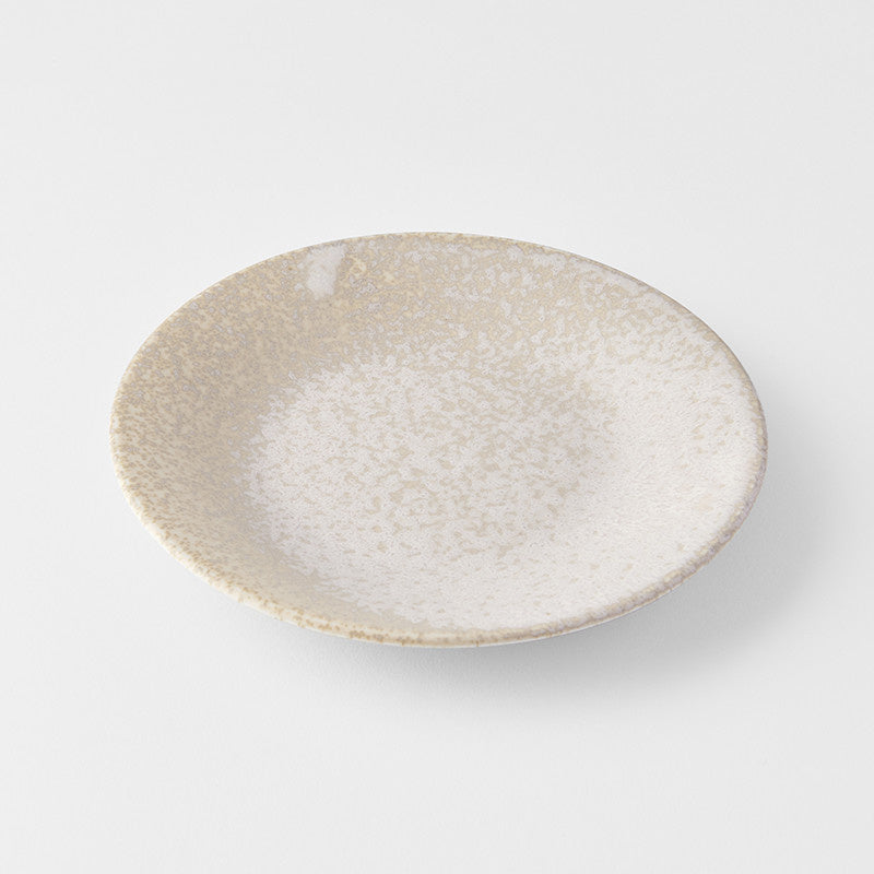 Premium Tapas Plate – White Fade Glaze Ceramic Plate 17cm