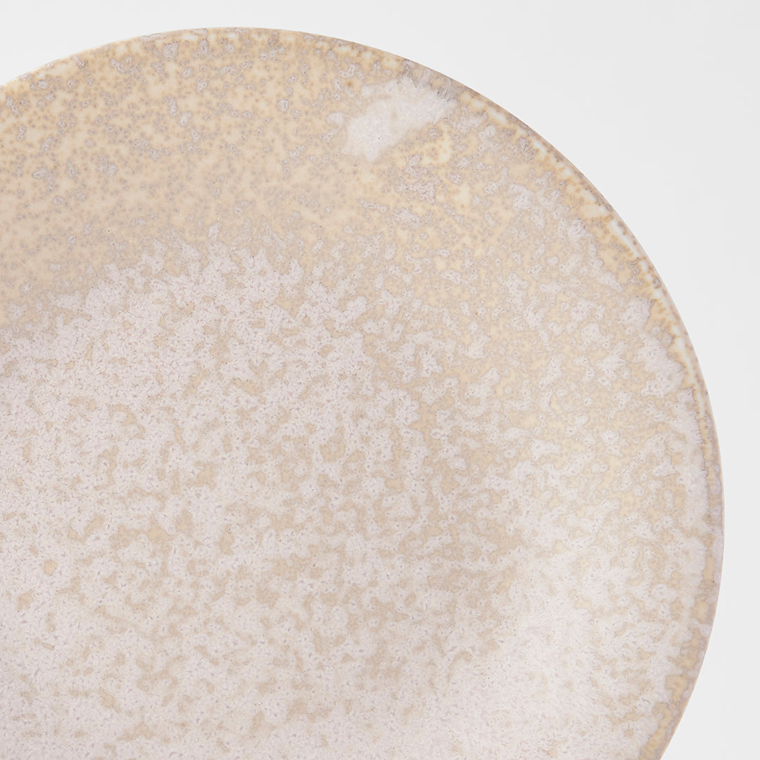 Premium Tapas Plate – White Fade Glaze Ceramic Plate 17cm